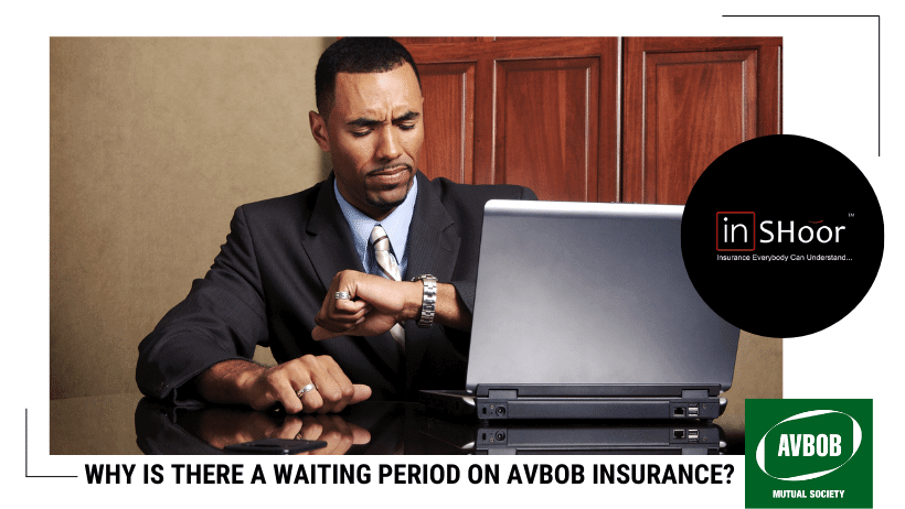 AVBOB Insurance Waiting Period guy staring at his watch 