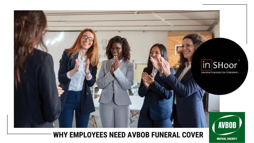 Employee Funeral Cover - Employees Cheering in a Boardroom