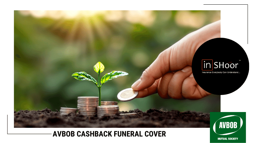 CASHBACK FUNERAL COVER - AVBOB plant growing on money